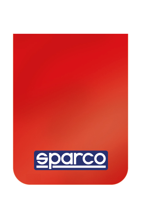 Par De Aletas Antipolvo (mud Flaps) De Goma Recortables Sparco 03791NR – Color Negro